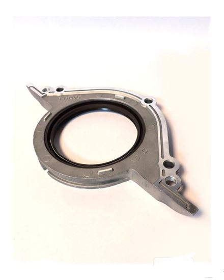 تصویر آلومینیوم ته میل لنگ با کاسه نمد پراید HIC