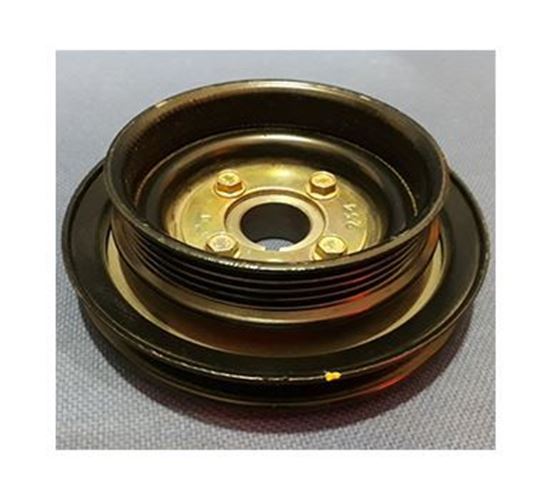 تصویر HIC پولی سرپمپ هیدرولیک  4شیاره پراید