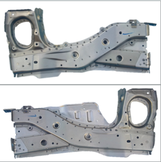 تصویر HIC سینی شاسی وجاکمکی کامل راست پراید