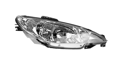 تصویر چراغ جلو راست 206 نوین پارت